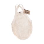 Organic cotton net bag with short handle – Natural – Casa Organica