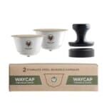 WayCap Complete Kit refillable capsules for Dolce Gusto stainless steel SET 2pcs