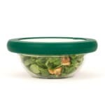 Food Huggers Lid – Silicone lid with glass LARGE Gradual Green