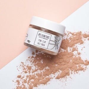 Apeiranthos Pink clay mask | Pink clay + Charcoal 50gr
