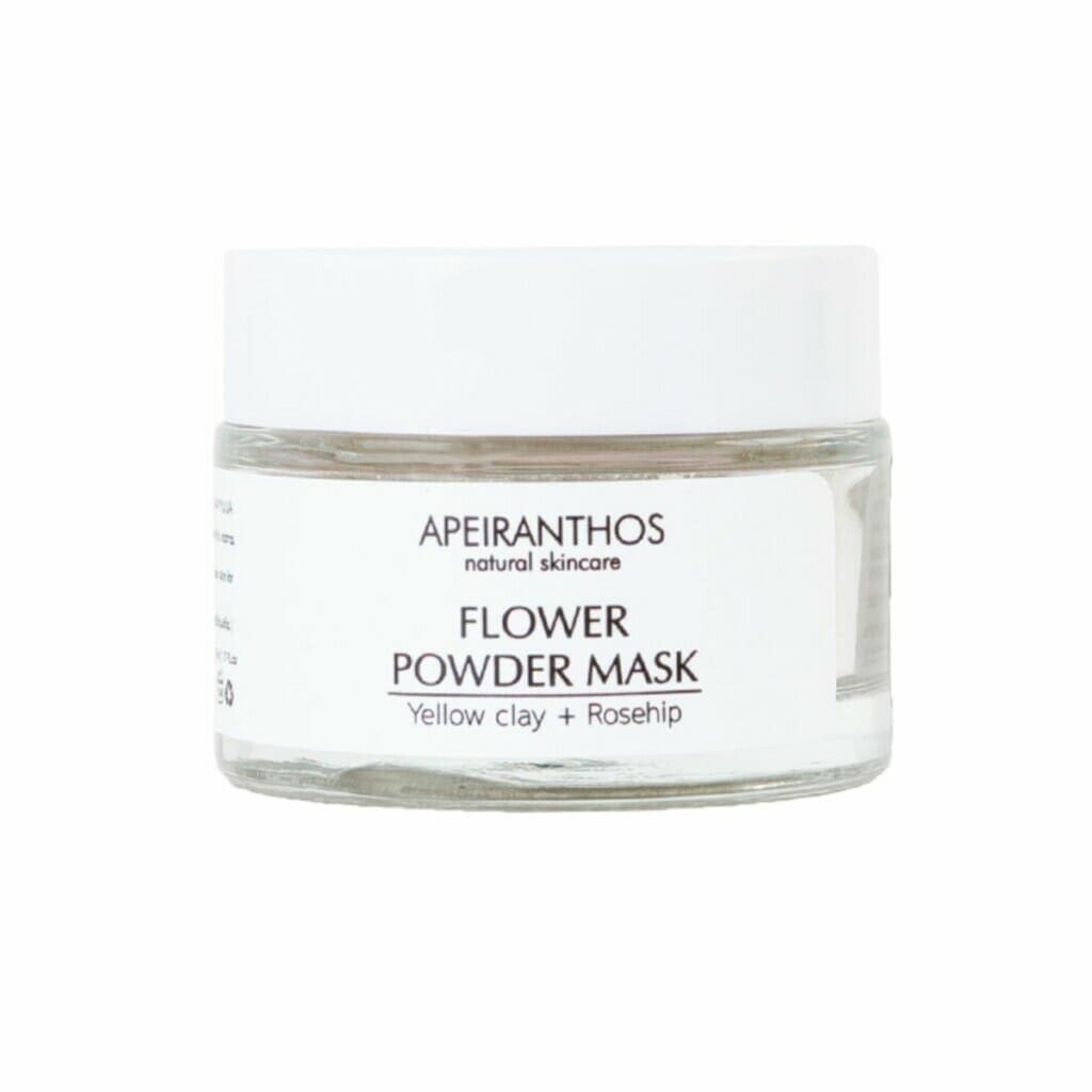 Apeiranthos Flower powder mask | Yellow clay + Rosehip 50gr