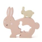 Trixie Wooden Baby Puzzle Mrs Rabbit – Ξύλινο παζλ με σφήνωμα