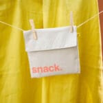 Fluf θήκη φαγητού Flip Snack Bag ‘Snack’ Orange
