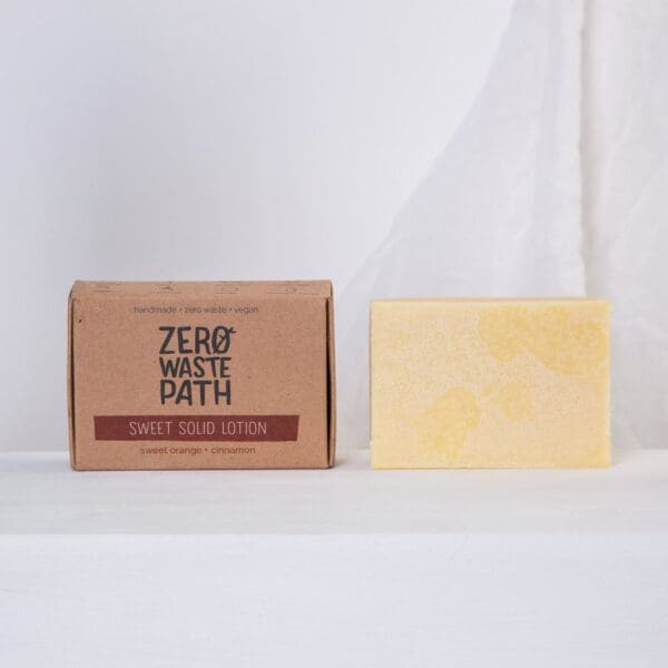 Zero Waste Path Sweet Solid Lotion Στερεά λοσιόν 90gr Package Free