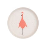 Trixie Bamboo Plate Mrs. Flamingo