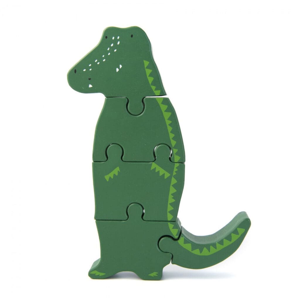 Παιδικό παζλ Trixie Wooden Baby Puzzle Mr Crocodile