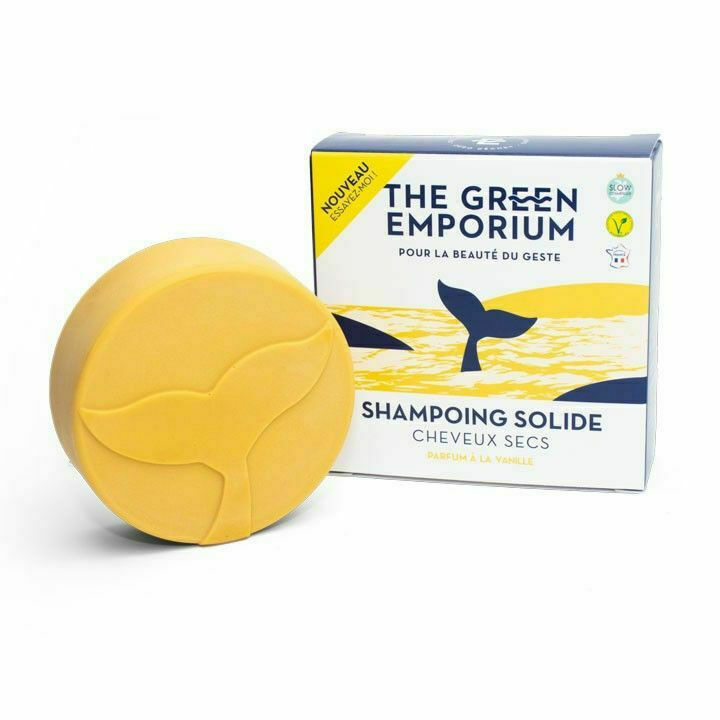 The Green Emporium Στερεό σαμπουάν για ξηρά μαλλιά 85ml