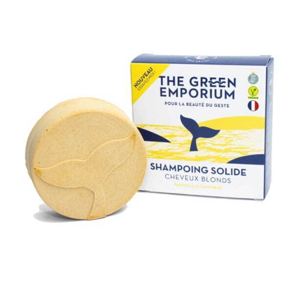 The Green Emporium Στερεό σαμπουάν για ξανθά μαλλιά 85ml