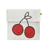 Fluf θήκη φαγητού Flip Snack Sack Happy Cherries Red