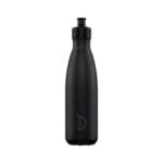 Chilly’s ανοξείδωτο ισοθερμικό μπουκάλι Sports Bottle Black 500ml