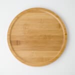 MINIMAL LIST round bamboo tray