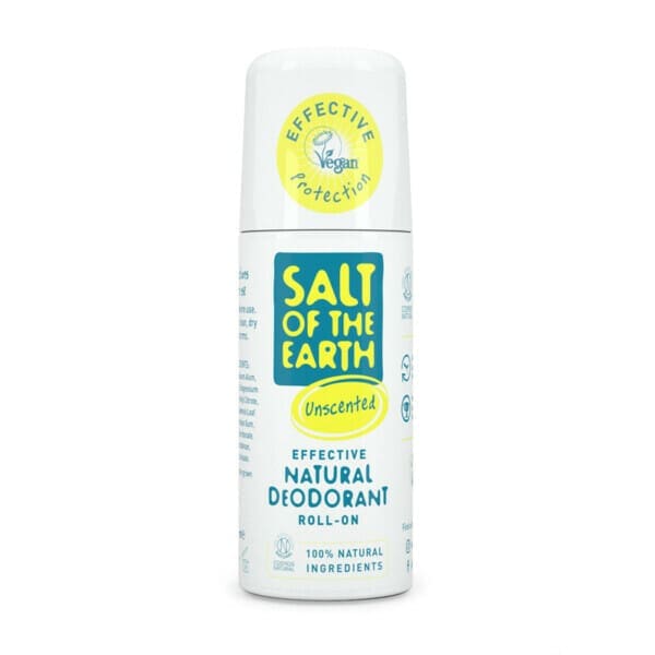 Salt of the Earth Vegan Αποσμητικό, Roll-On 75ml, Χωρίς Άρωμα