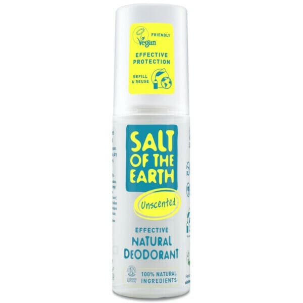 Salt of the Earth Vegan Αποσμητικό, Spray 100ml, Χωρίς Άρωμα