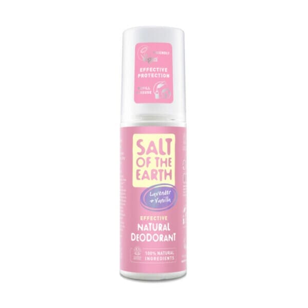 Salt of the Earth Vegan Αποσμητικό Spray 100ml, Lavender & Vanilla