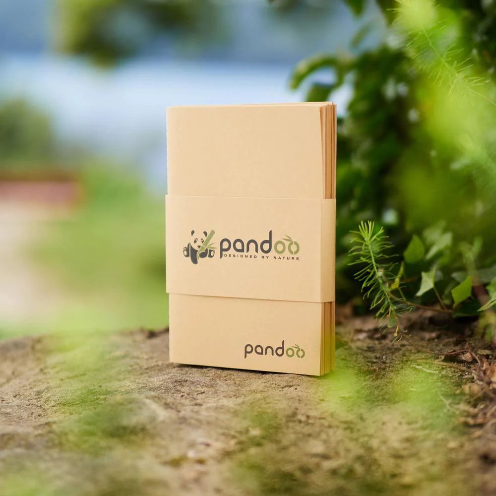 Pandoo σημειωματάρια κατασκευασμένα από 100% πολτό μπαμπού | Μορφή A5 ΣΕΤ 5τμχ