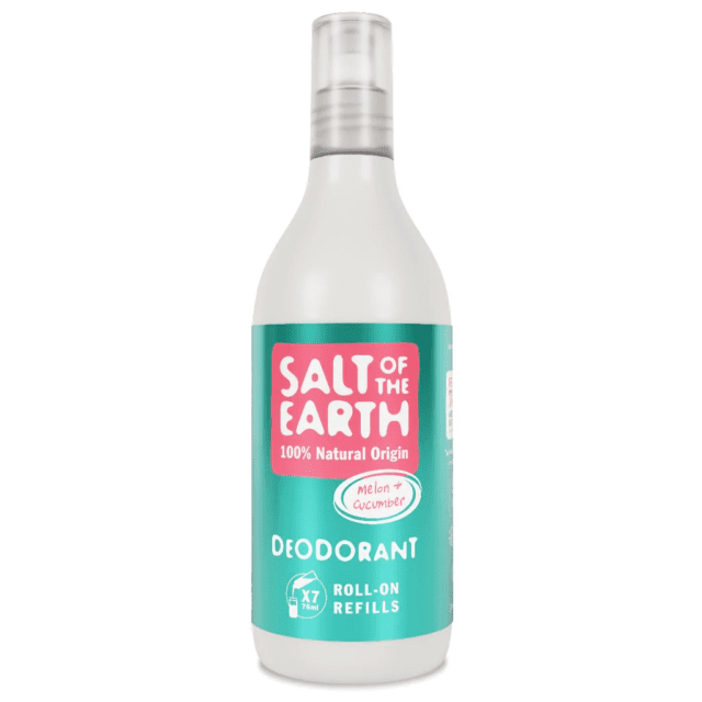 Salt of the Earth Vegan Αποσμητικό Roll-On Refill 525ml, Melon & Cucumber