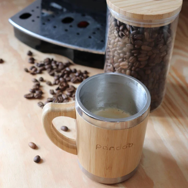 Pandoo κούπα καφέ από μπαμπού 280ml