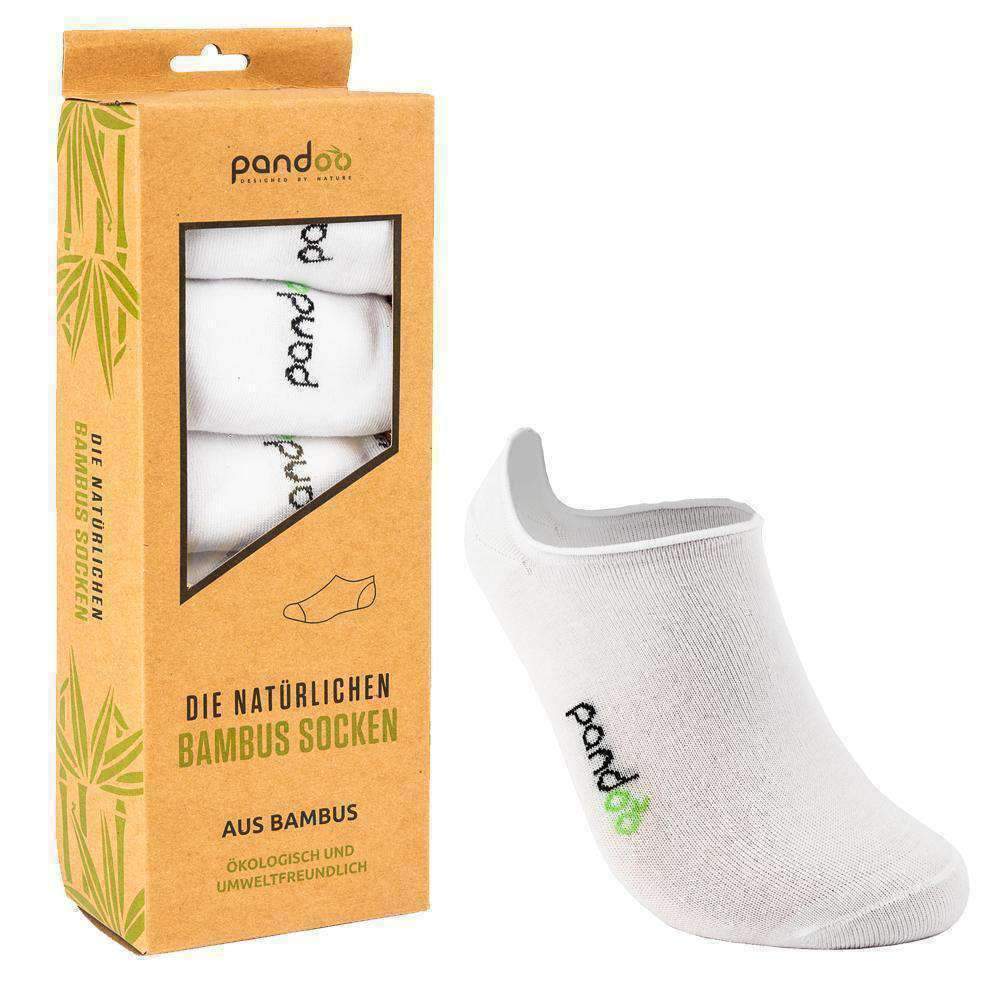 Pandoo Bamboo socks Booties white SET 6pcs
