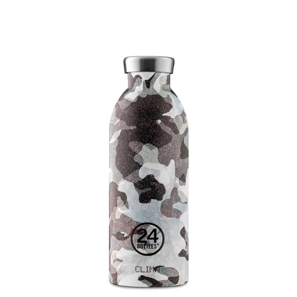 24 Bottles Clima ανοξείδωτο ισοθερμικό μπουκάλι Camo Grey 500ml