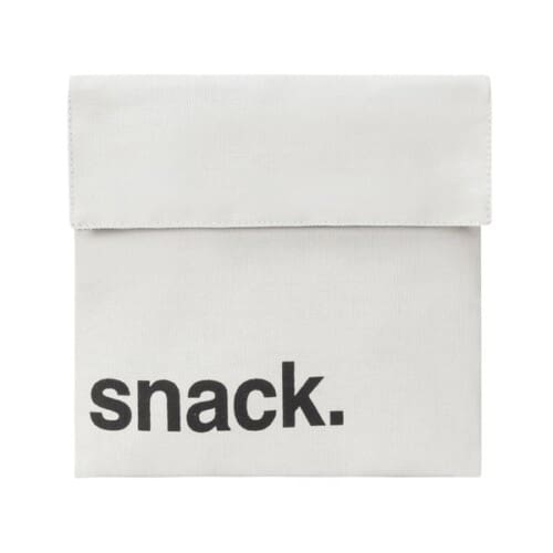 Fluf θήκη φαγητού Flip Snack Sack - 'Snack' Black