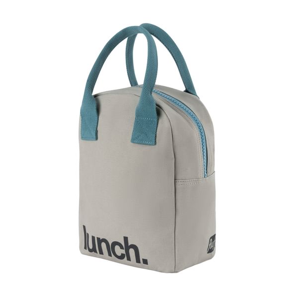 Fluf τσάντα φαγητού με φερμουάρ "LUNCH" Midnight