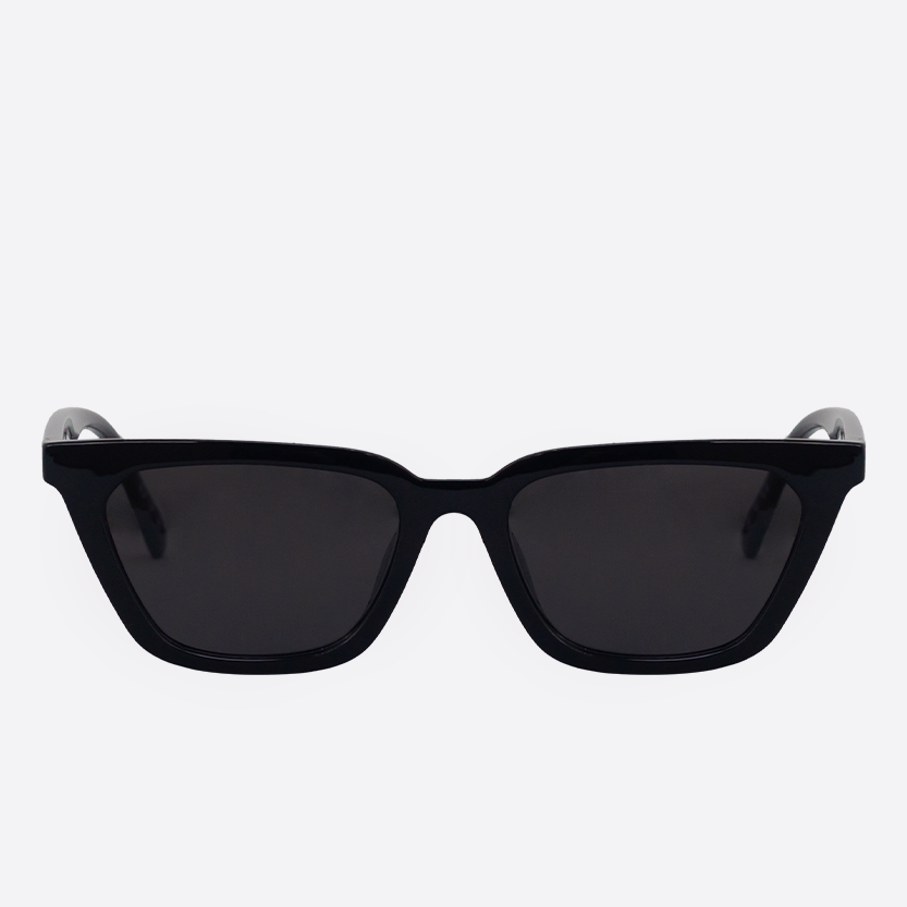 Etna Shiny Black γυαλιά ηλίου οικολογικά από ανακυκλωμένο πλαστικό