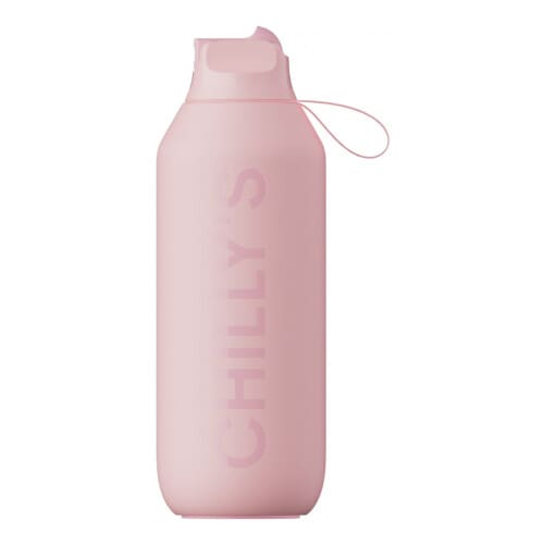 Chilly's Series 2 Flip Blush Pink Μπουκάλι Θερμός με Καλαμάκι 500ml