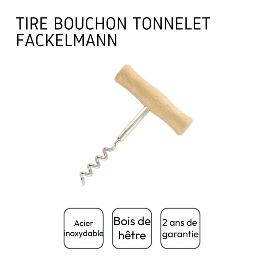 Fackelmann Ξύλινο τιρμπουσόν 11cm
